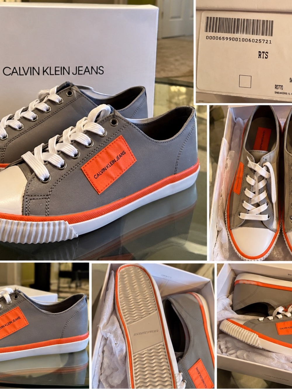 Calvin Klein Jeans Women’s Sneakers – Size 10.5 – New in Box